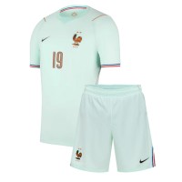 Ranska Theo Hernandez #19 Vieras Peliasu Lasten MM-kisat 2026 Lyhythihainen (+ Lyhyet housut)